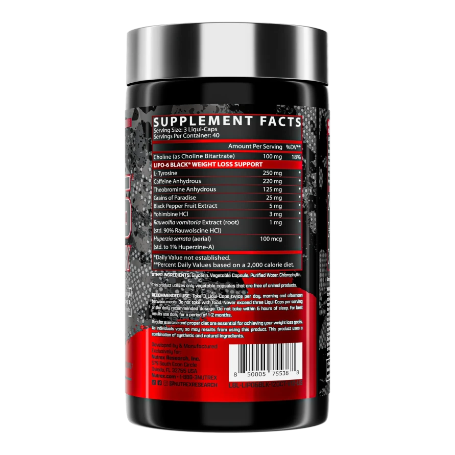 Nutrex Lipo-6 Black