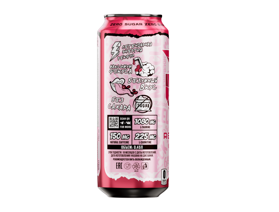 Энергетический напиток Energy Drink Reckful ®  без сахара